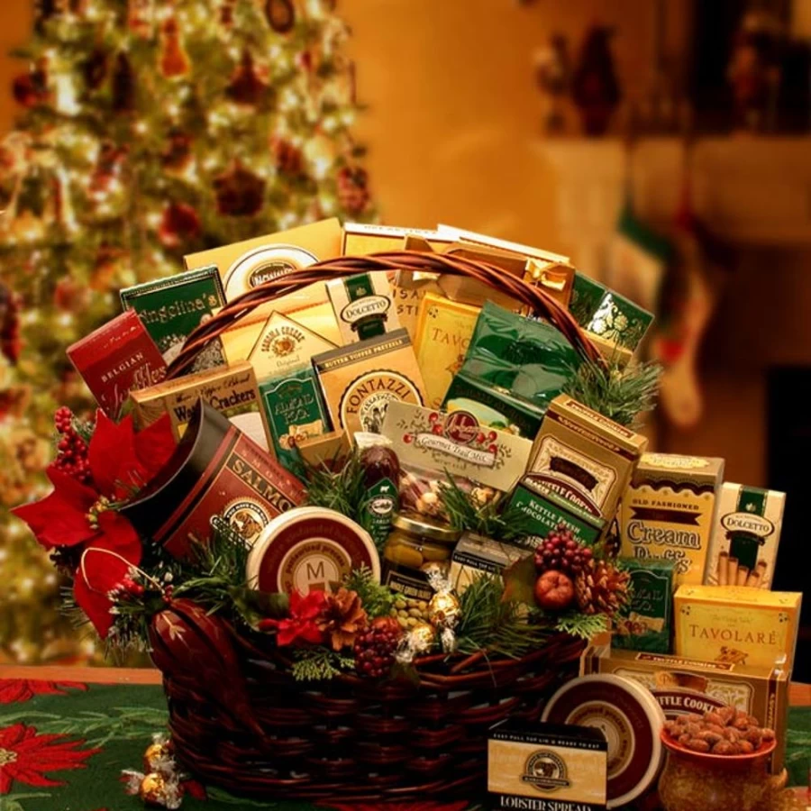 "GBDS Premium Holiday Gourmet Gift Basket for Grand Gatherings & Celebrations"