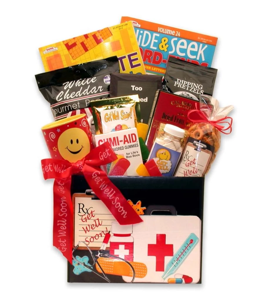 "GBDS Deluxe Get Well Soon Gift Box - Thoughtful Doctor's Orders Care Package"