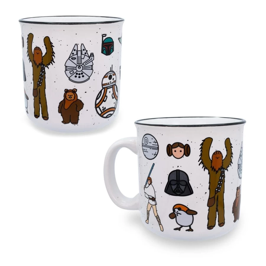 Star Wars Character Ceramic Travel Mug 20oz | Official Toynk Collectible Camping Cup