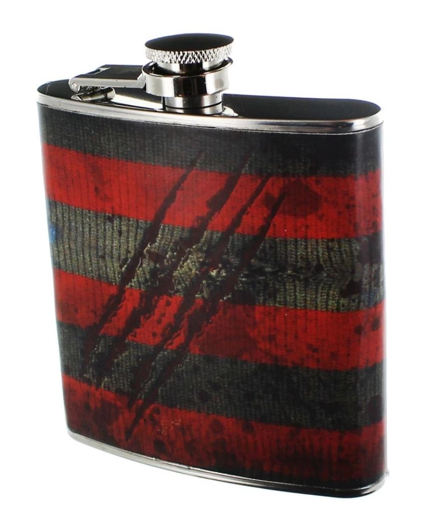 "Toynk A Nightmare On Elm Street Freddy Krueger Collectible Flask – Horror Movie Merchandise"