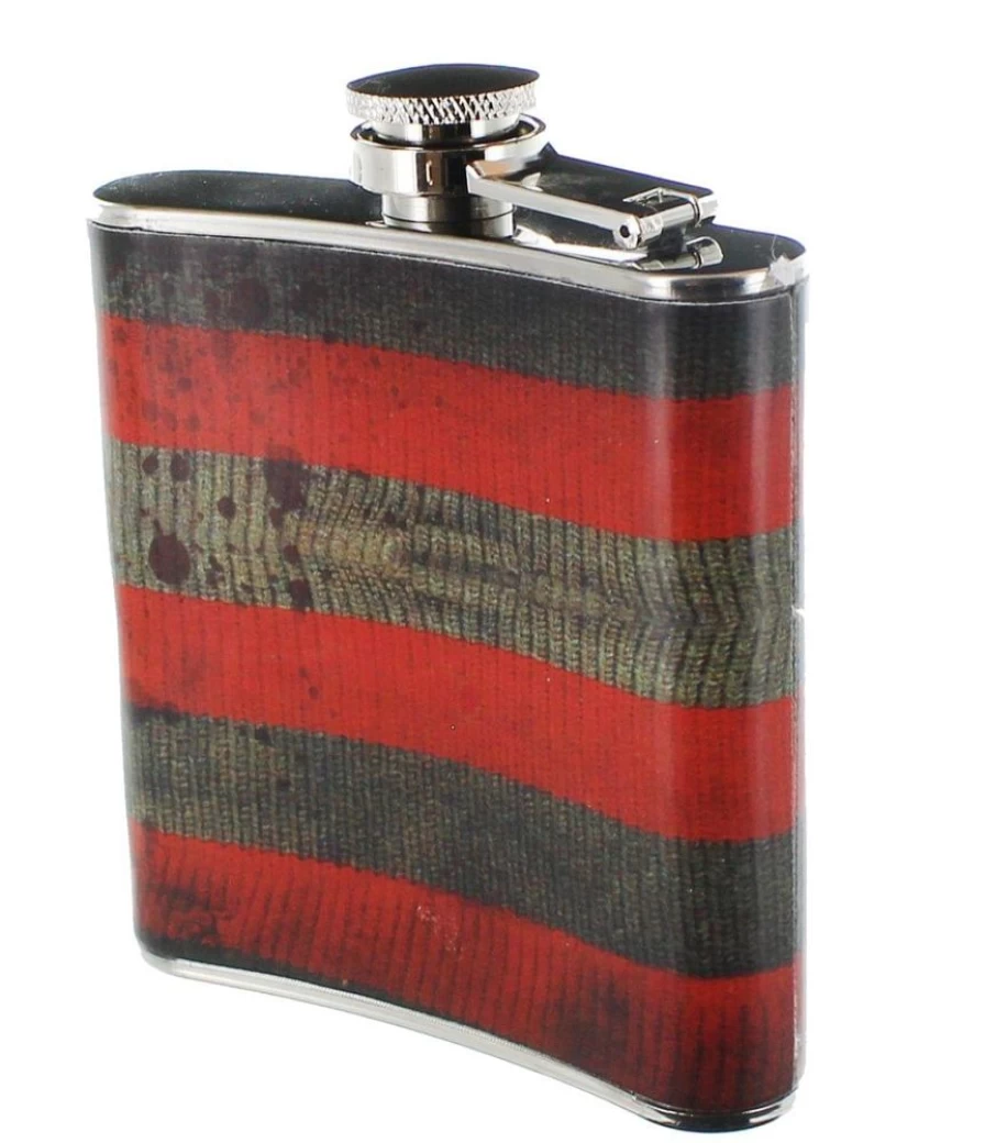 "Toynk A Nightmare On Elm Street Freddy Krueger Collectible Flask – Horror Movie Merchandise"