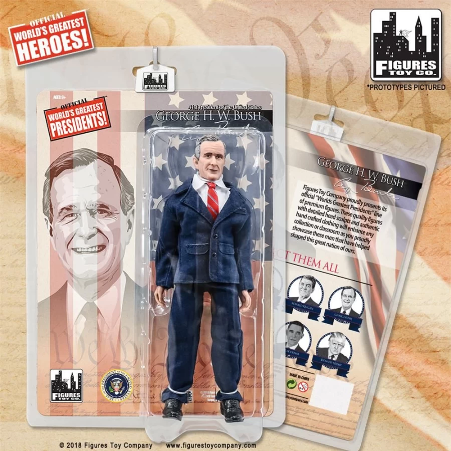 MeTV Figures Presidential Series George H.W. Bush Collectible Figure