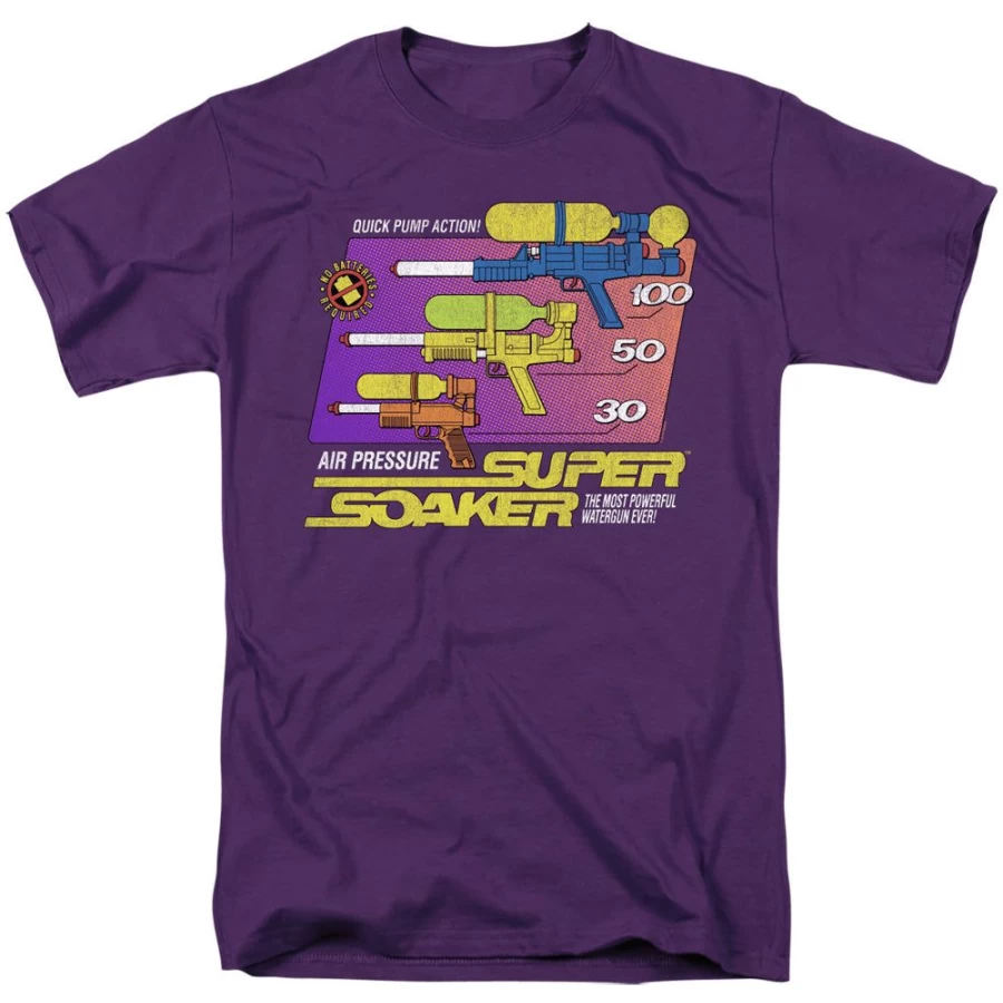 MeTV Custom Classics Super Soaker - Original Water Gun for Kids & Adults, Unisex Outdoor Toy