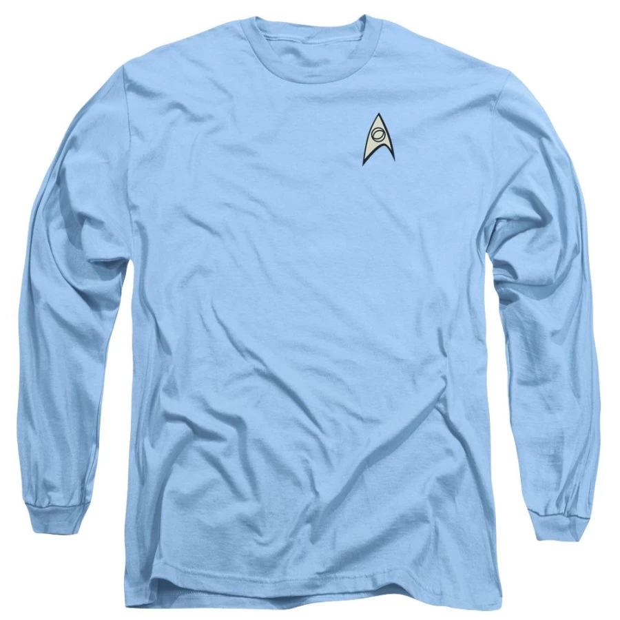 MeTV Custom Classics Unisex Star Trek Science Division Uniform Costume