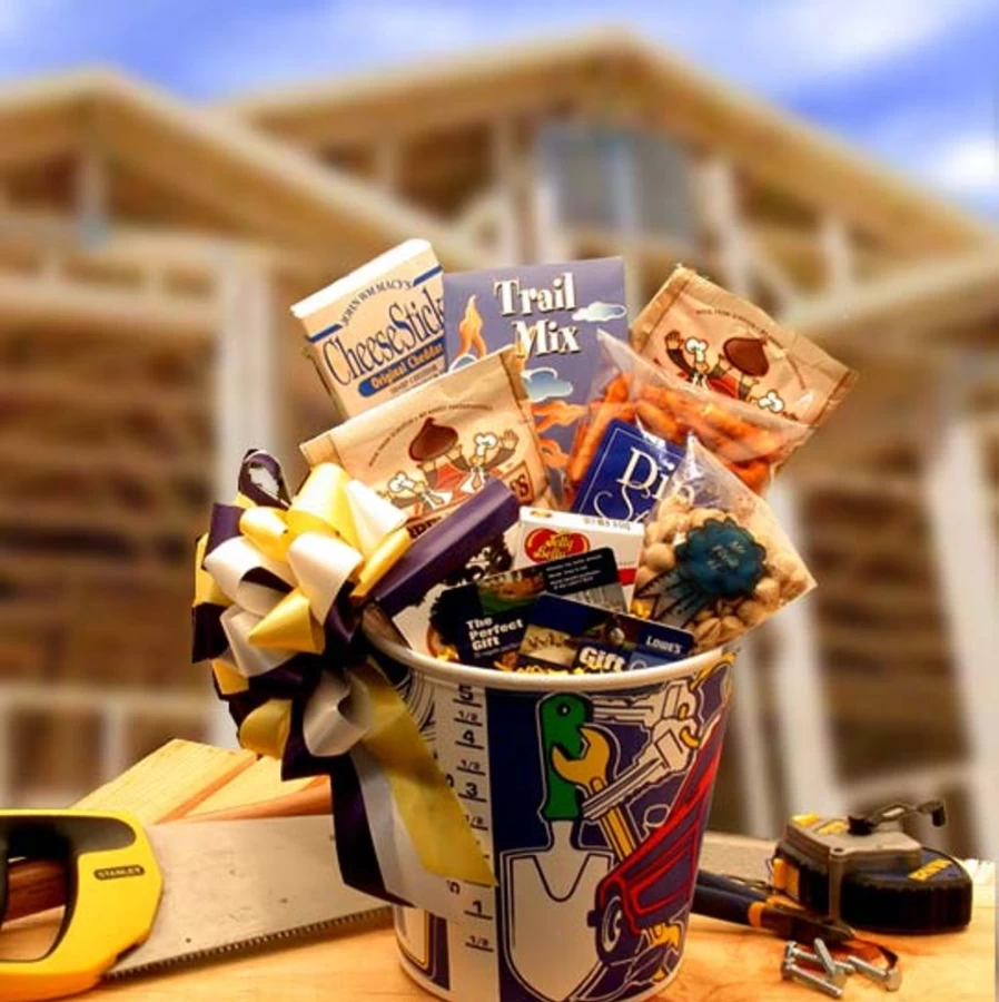 GBDS Men at Work Gift Basket with $25 Lowe's Gift Card for DIY Enthusiasts