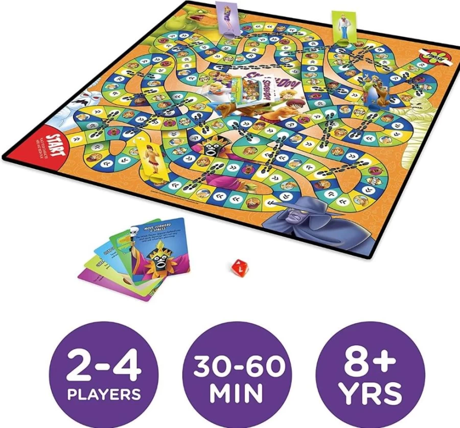 "Scooby-Doo Mystery Adventure Board Game by Toynk – Fun Family Game Night"