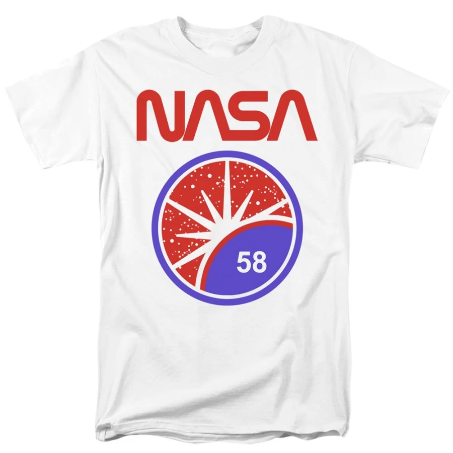MeTV Custom Classics Unisex NASA-Inspired Stars Graphic Print T-Shirt