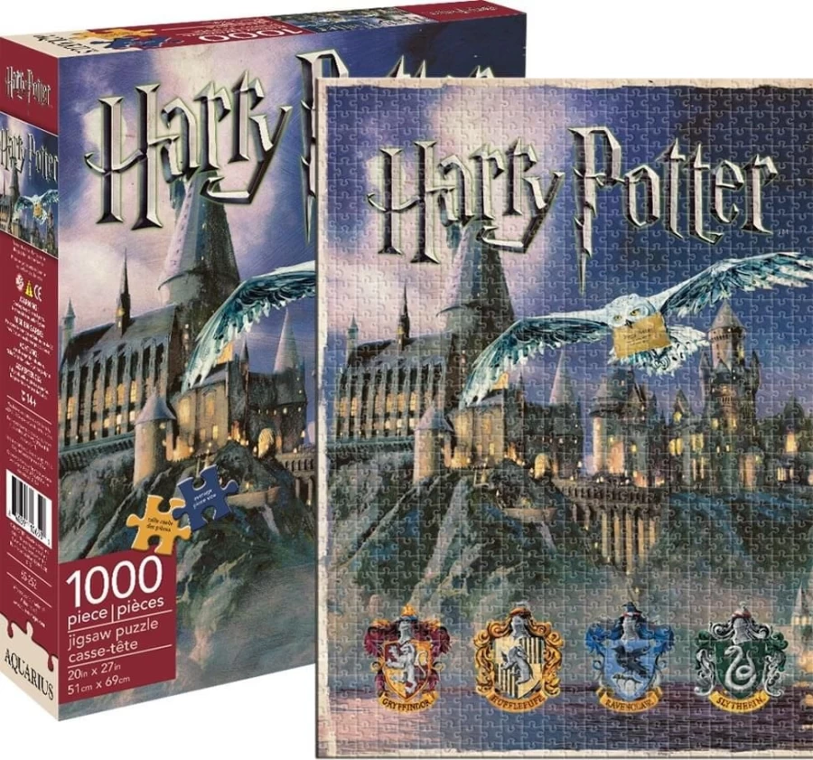 "Toynk Harry Potter Hogwarts 1000-Piece Jigsaw Puzzle for Adults & Kids – Collectible Wizarding World Game"