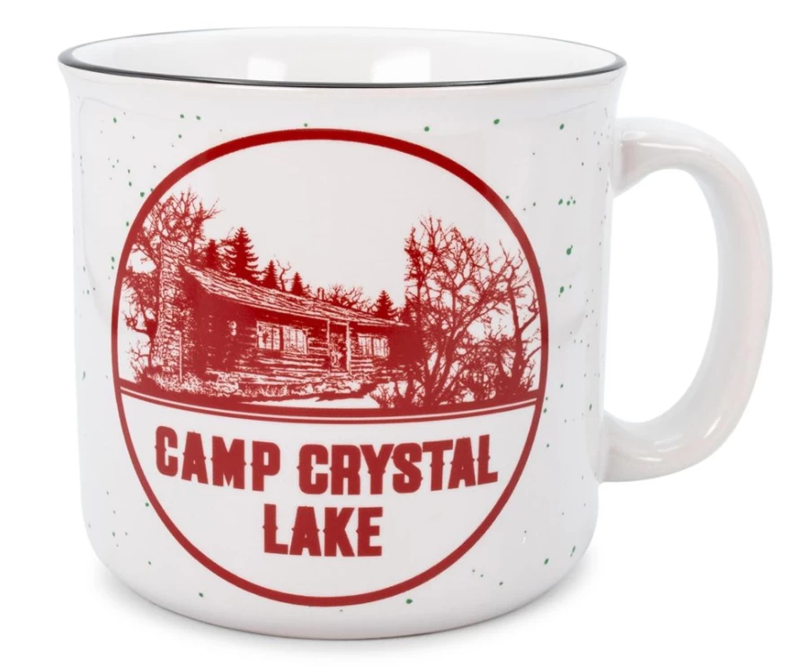 "Toynk Friday The 13th Camp Crystal Lake 20oz Ceramic Coffee Mug - Horror Movie Collectible"