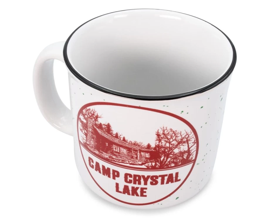 "Toynk Friday The 13th Camp Crystal Lake 20oz Ceramic Coffee Mug - Horror Movie Collectible"