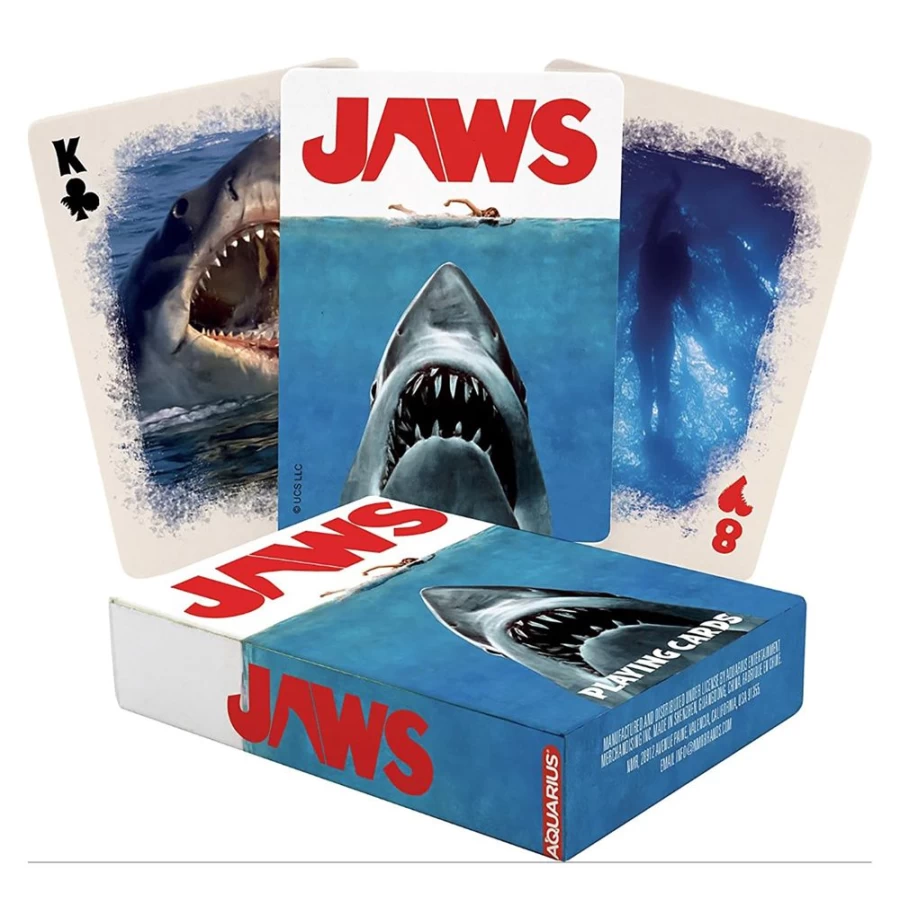 "Toynk Jaws Movie-Themed Playing Cards - Premium Shark-Inspired Deck for Card Games & Collectors"