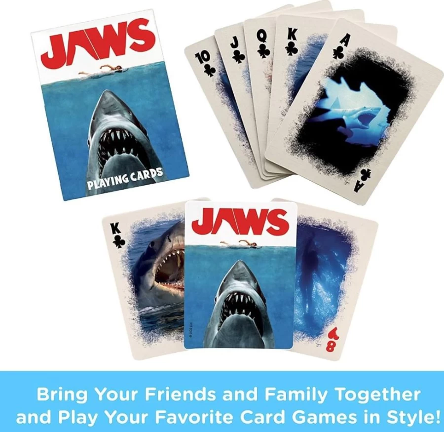 "Toynk Jaws Movie-Themed Playing Cards - Premium Shark-Inspired Deck for Card Games & Collectors"