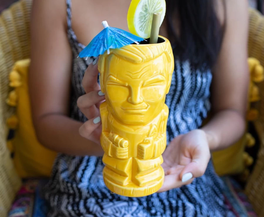 Toynk Star Trek Captain Kirk 16oz Ceramic Mug | Geeki Tikis Collectible Drinkware for Fans