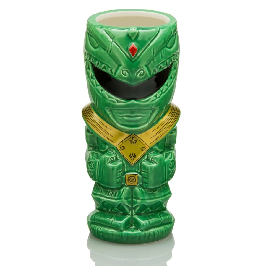 Toynk Geeki Tikis Power Rangers Green Ranger 16oz Ceramic Coffee Mug – Collectible TV Show Merchandise