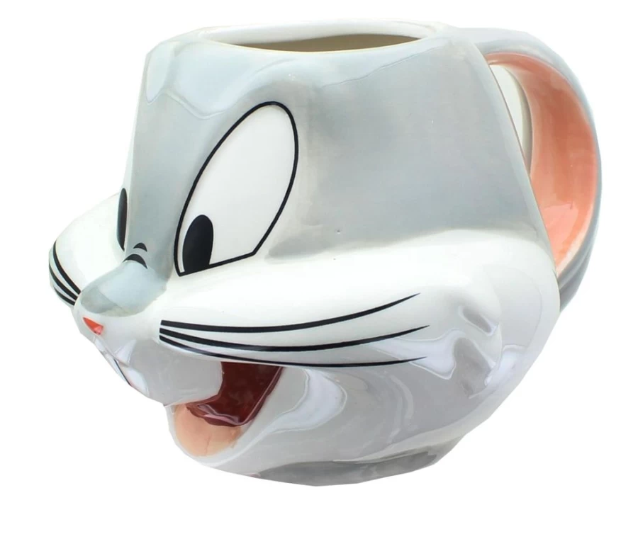 "Toynk Looney Tunes Bugs Bunny 22oz Ceramic Coffee Mug | Collectible Cartoon Drinkware"