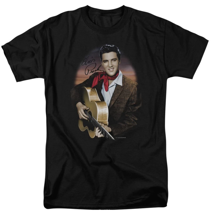 MeTV Custom Classics Elvis Presley Red Scarf - Vintage Inspired Accessory