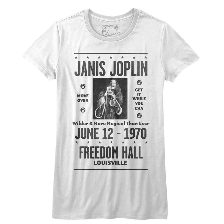 "Vintage Janis Joplin Concert Poster - Louisville 1960s MeTV Custom Brands Collectible Music Memorabilia"