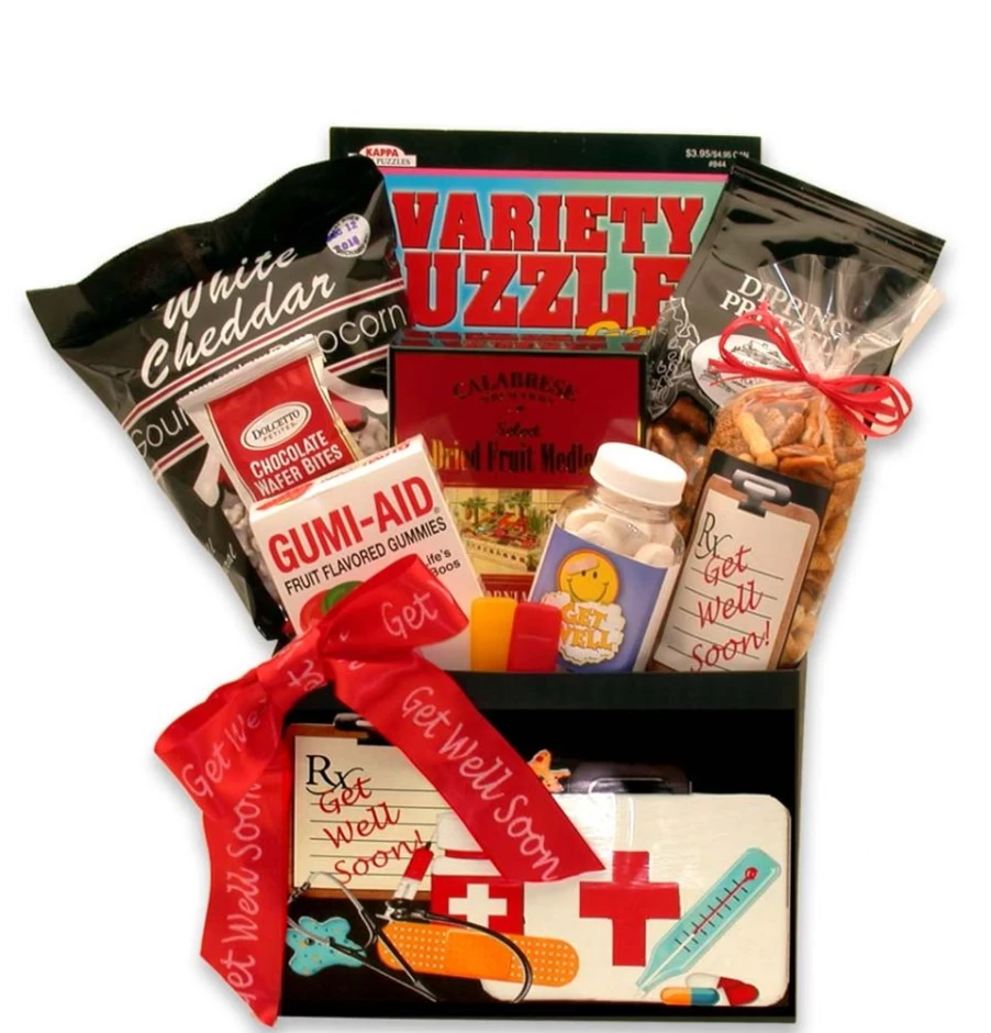 "GBDS Get Well Soon Gift Box - Thoughtful Doctor's Orders Care Package"