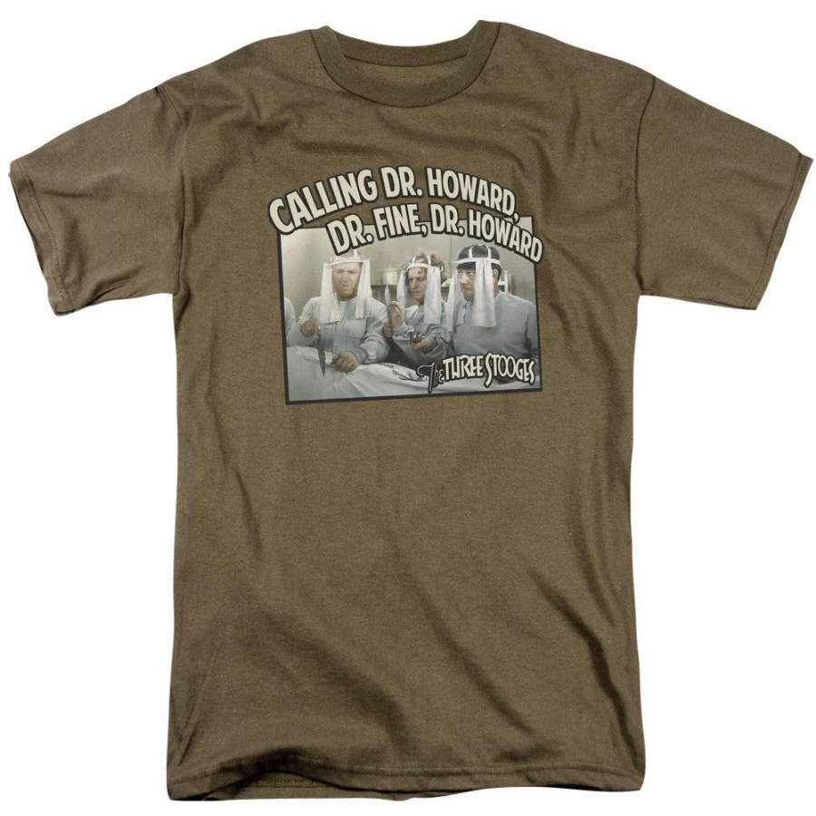 "MeTV Custom Classics Three Stooges - Doctors Unisex Comedy TV Show Collectible"