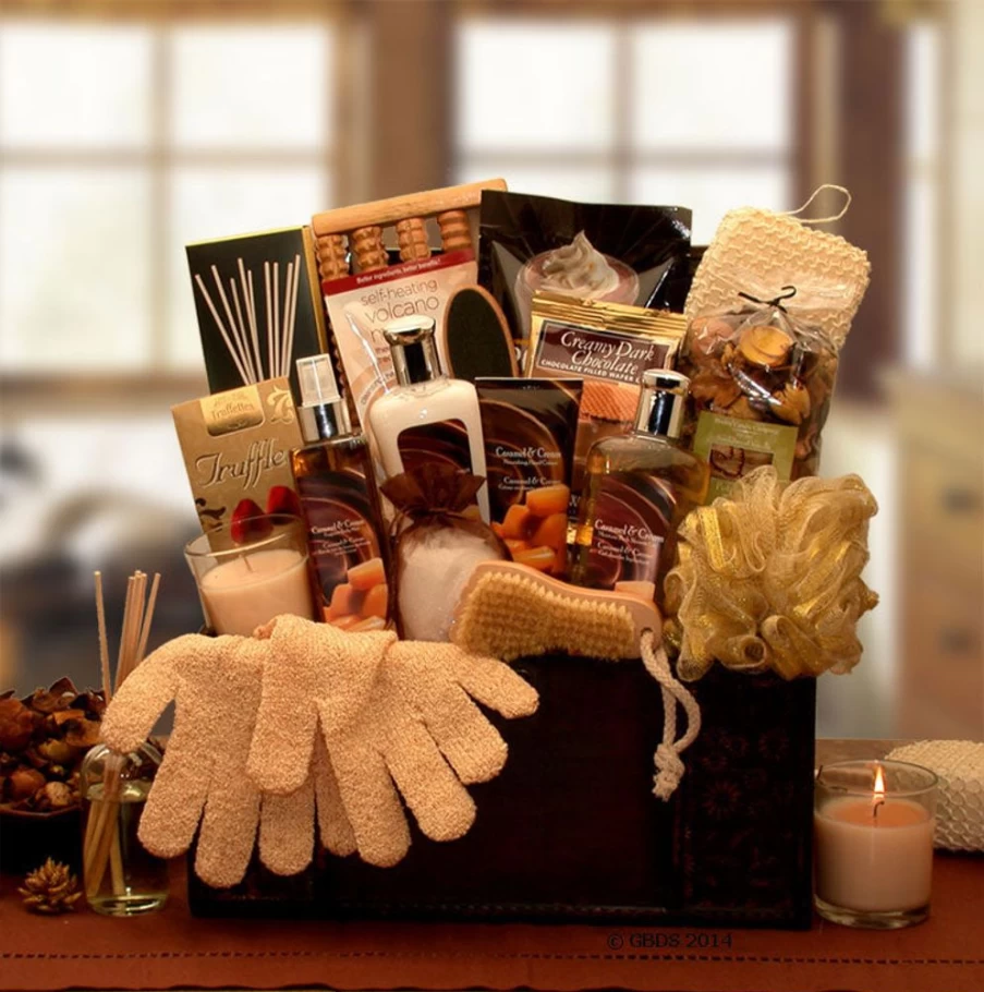 GBDS Luxury Caramel Spa Gift Set - Premium Bath & Body Care Collection