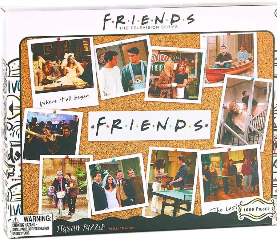 "Toynk Friends TV Show Collage 1000-Piece Jigsaw Puzzle – Iconic Scene Collectible Puzzle"