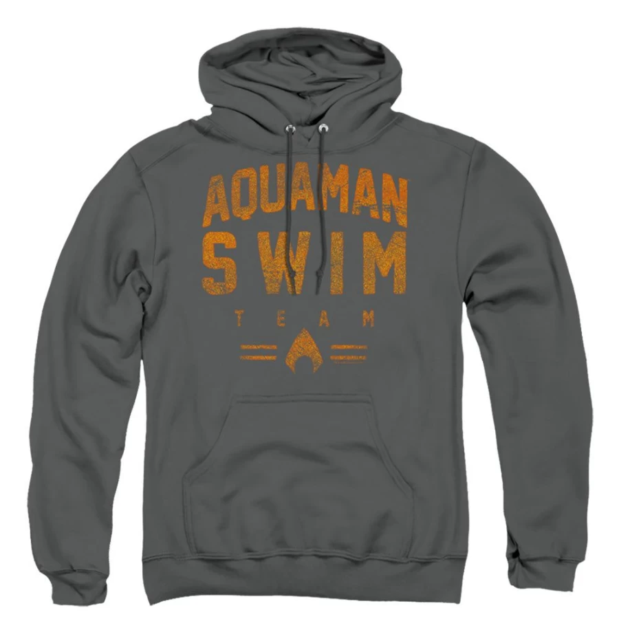 MeTV Custom Classics Aquaman Unisex Swim Team T-Shirt - Superhero Graphic Tee