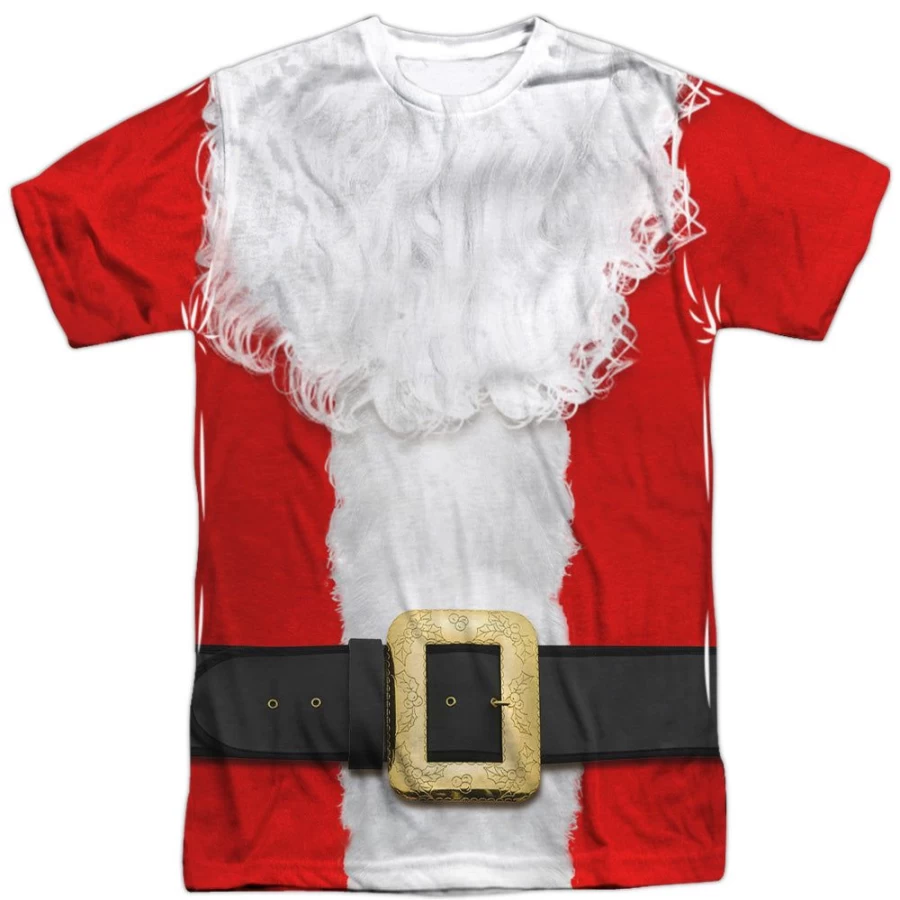 "MeTV Custom Classics Unisex Santa Claus Costume Set - Front & Back Design for Christmas"