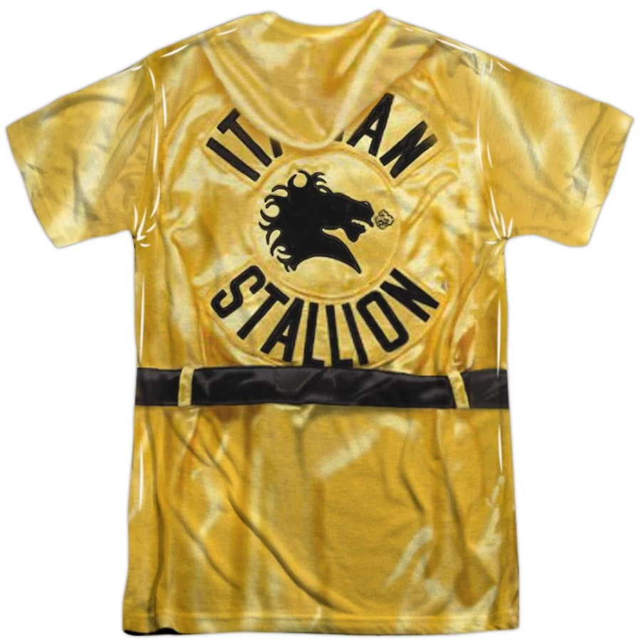 MeTV Custom Classics Unisex Rocky Yellow Robe Costume - Front & Back Design