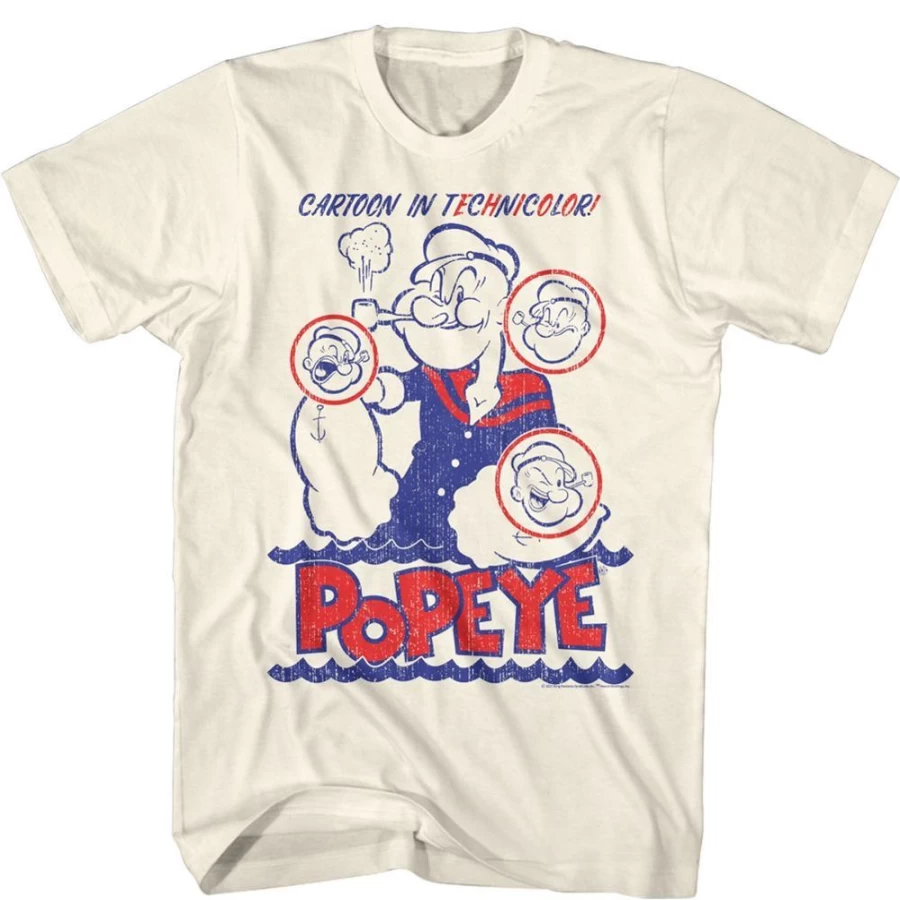 MeTV Custom Brands Popeye Technicolor Cartoon Classic Collectible