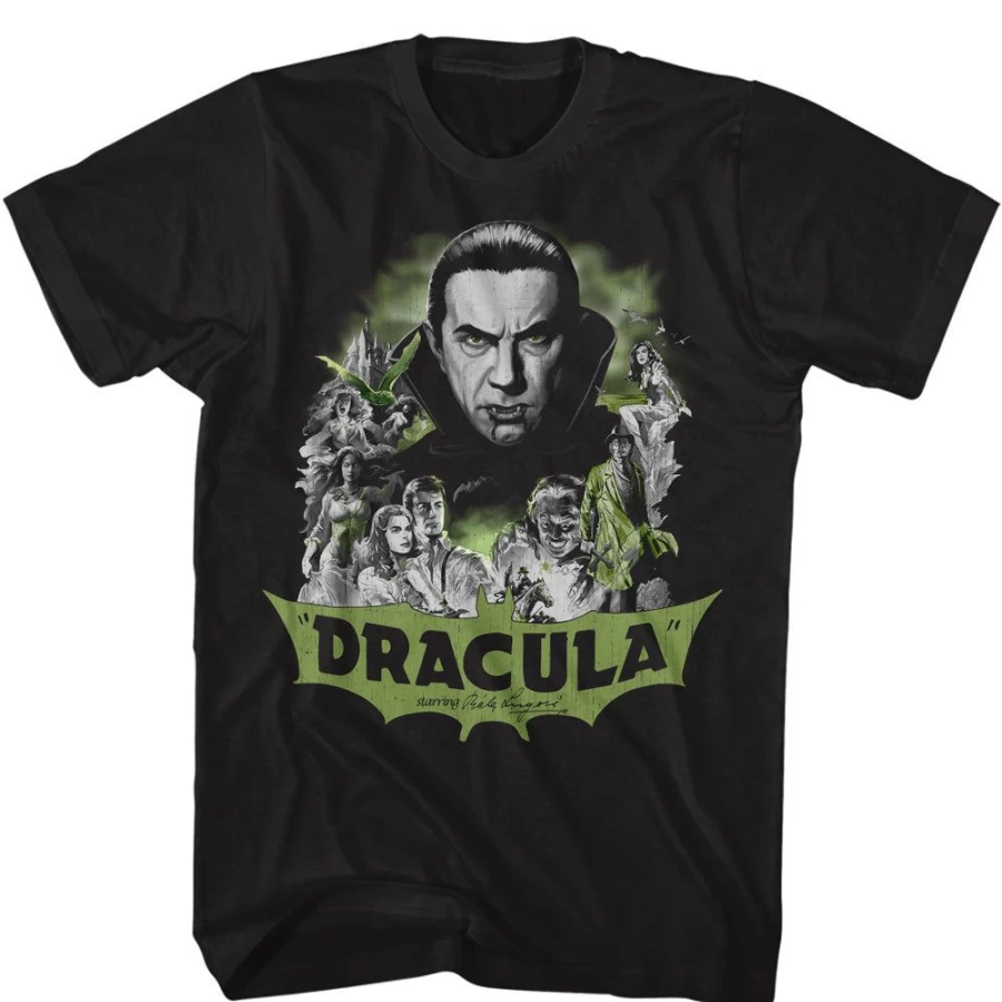 "MeTV Custom Brands Bela Lugosi Vintage Black & White Comic Art Poster"