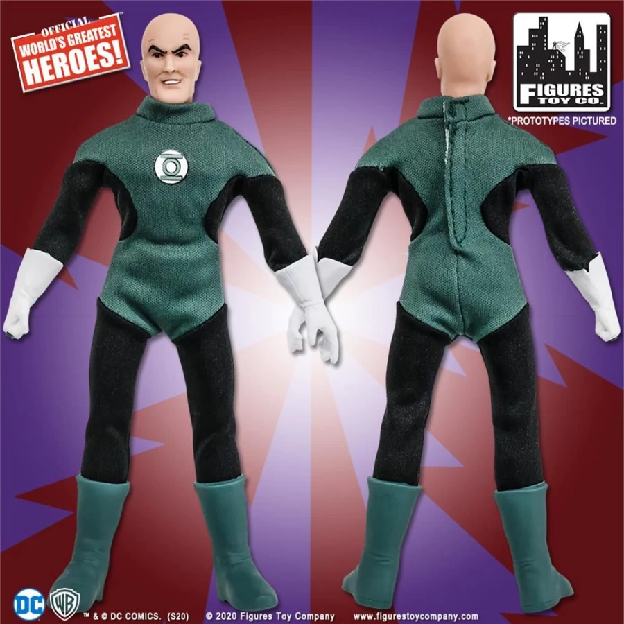 MeTV Figures Super Friends Lex Luthor as Green Lantern Variant Action Figure Collectible