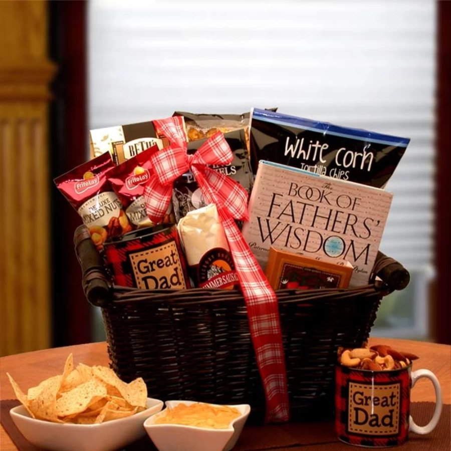 "GBDS Dad Gift Basket - Thoughtful Father's Day Present for Him"